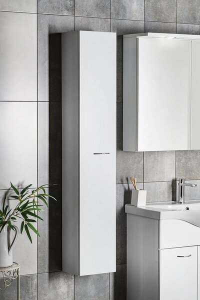 Aqualine Aqualine, dulap înalt ZOJA/KERAMIA FRESH 25x140x20cm, alb, 51125