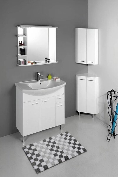 Aqualine Aqualine, dulap de colț ZOJA/KERAMIA FRESH 35x78x35cm, alb, 50321
