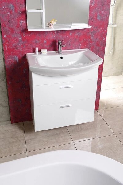 Aqualine Aqualine, dulap chiuveta ZOJA cu sertar 61,5x74x32 cm, alb, 51061A