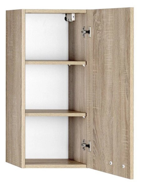 Aqualine Aqualine, dulap superior ZOJA/KERAMIA FRESH 35x76x23cm, stejar platinat, 50336