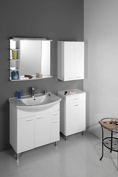 Aqualine Aqualine, dulap superior ZOJA/KERAMIA FRESH 50x76x23cm, alb, 51302