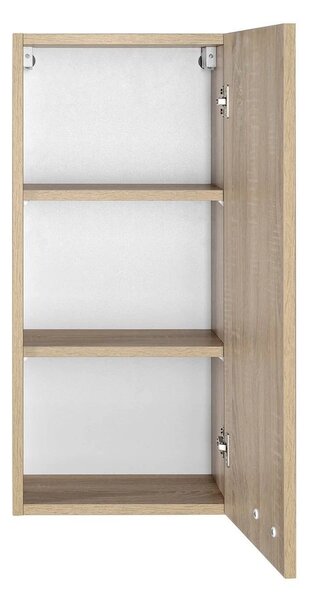 Aqualine Aqualine, dulap superior ZOJA/KERAMIA FRESH 35x76x23cm, stejar platinat, 50336