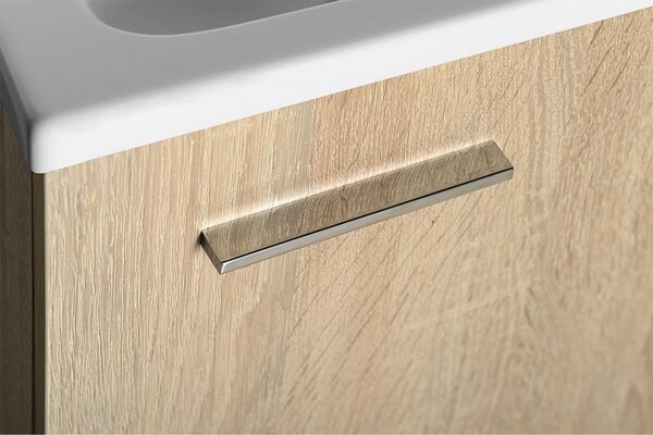 Aqualine Aqualine, dulap lavoar ZOJA/KERAMIA FRESH 40x50x32cm, stejar platinat, 51048DP