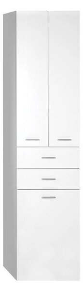 Aqualine Aqualine, dulap înalt ZOJA/KERAMIA FRESH cu coș 50x184x29cm, alb, 51293