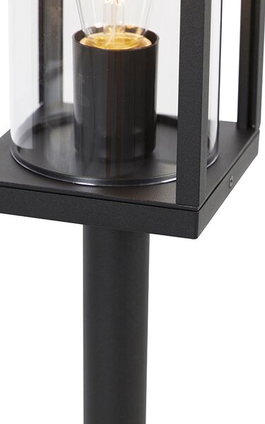 Lampă de podea industrială pentru exterior neagră 100 cm IP44 - Charlois
