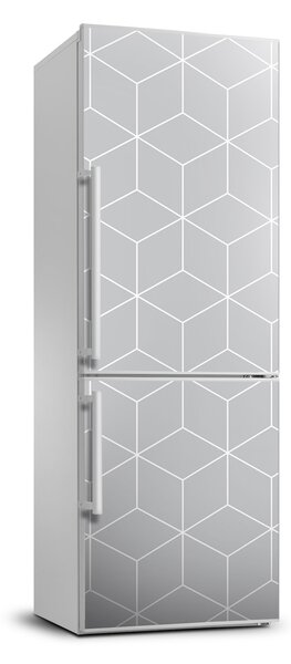 Autocolant pe frigider fundal geometrică