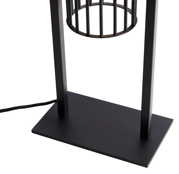 Lampă de masă modernă neagră - Balenco Wazo