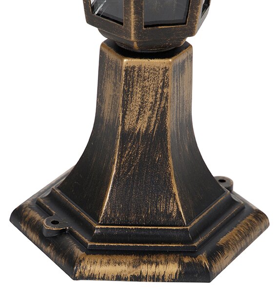 Lampă de exterior aur antic 42 cm IP44 - New Haven