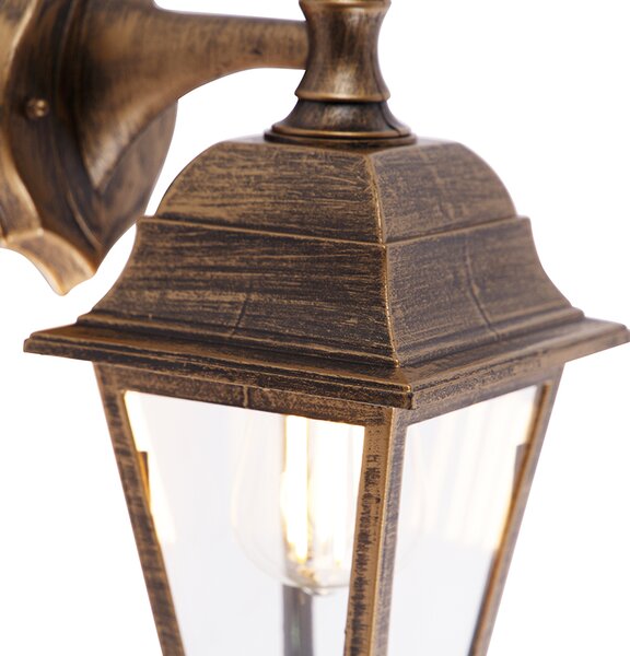 Lampă de perete pentru exterior auriu antic IP44 - Capital