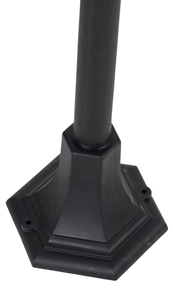 Lămpi clasice negre 122 cm IP44 - Capital