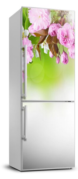 Autocolant pe frigider Flori de primăvară