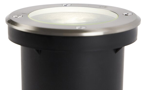 Spot îngropat inteligent pentru exterior din oțel inoxidabil, inclusiv WiFi GU10 IP65 - Delux