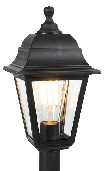 Lămpi clasice negre 122 cm IP44 - Capital