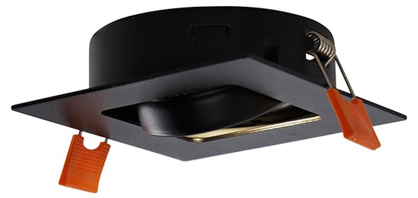 Spot încastrat inteligent modern negru, inclusiv WiFi GU10 - Artemis
