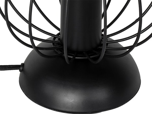Lampă de masă modernă neagră cu fir - Palica
