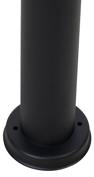 Lampă de exterior cu picior negru cu glob clar 100 cm IP44 - Sfera