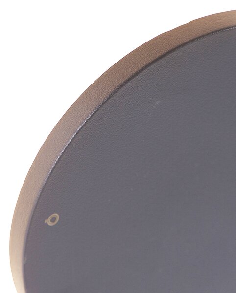 Aplică de perete de design gri 16,5 cm cu LED - Skyf