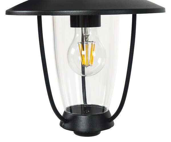 Lampa de perete exterioara moderna neagra - Khana