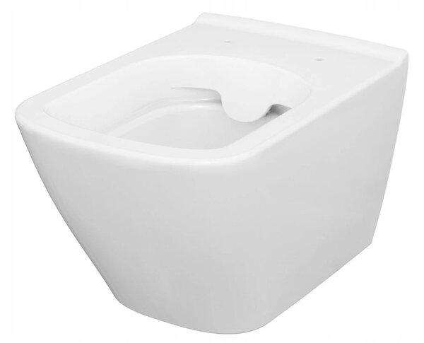 Cersanit City Square CleanOn, bol suspendat cu scaun cu inchidere lenta din duroplast, alb, S701-405