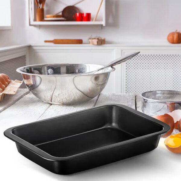 Tava copt cu capac plastic 42x29x5cm, invelis ILAG Basic, Lukrecja