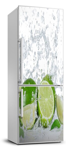 Autocolant pe frigider Lămâie verde