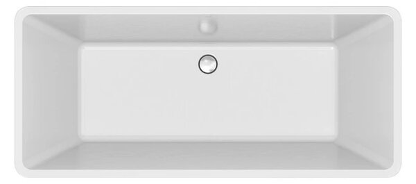 Cersanit Crea, cada autoportanta acrilica 162 x 72 cm, alba, S301-299