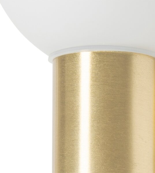 Lampa de perete moderna aurie IP44 - Cederic Up