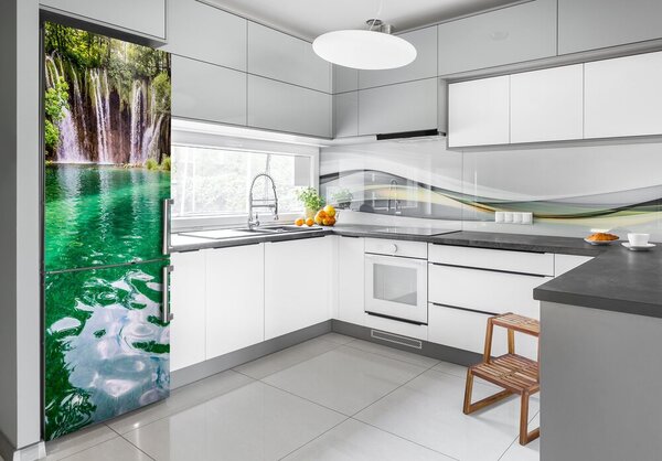 Autocolant pe frigider Lacurile Plitvice