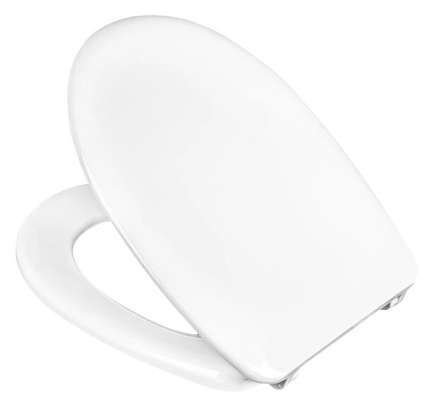Cersanit Delfi, scaun duroplast antibacterian, alb, K98-0001