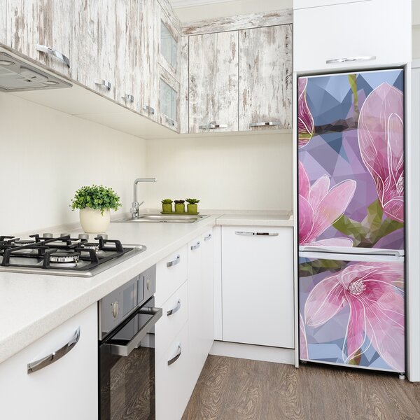 Autocolant pe frigider Magnolie