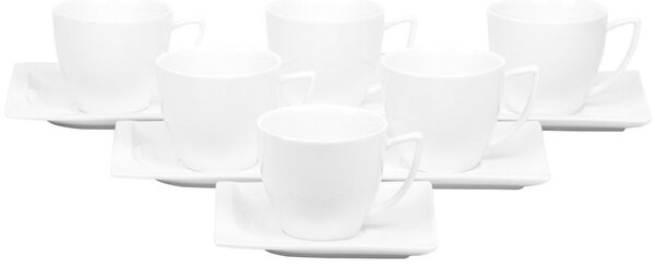 Set servire ceai sau cafea, 12 piese, 6 persoane, Monaco