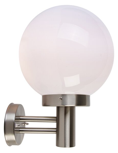 Lampă modernă de perete pentru exterior oțel inoxidabil IP44 - Sfera