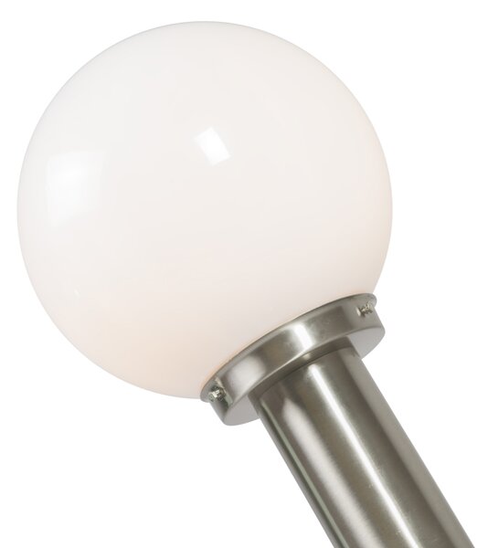 Lampă de stradă modernă din oțel inoxidabil 50 cm - Sfera