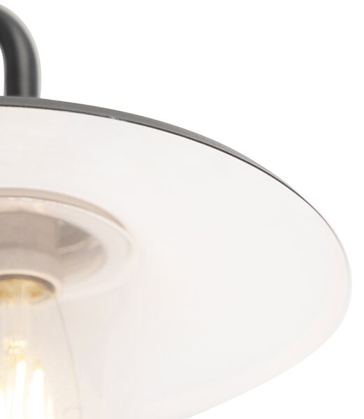 Lampă de perete exterioară rustică gri închis IP44 - Kansas