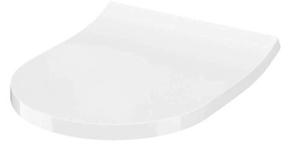 Scaun Cersanit Inverto, cu cădere liberă, duroplastic, 44,8 x 35,5 cm, alb, K98-0187