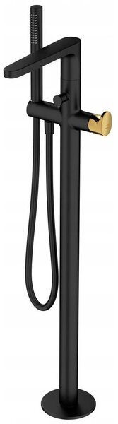 Cersanit Inverto - baterie pentru cadă de sine stătătoare, negru-aurie, S951-283