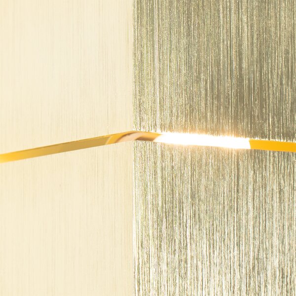 Aplica modernă aurie 9,7 cm - Transfer Groove