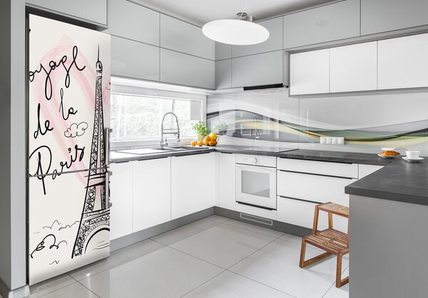 Autocolant pe frigider Turnul Eiffel din Paris