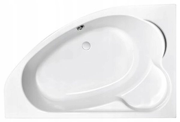 Cersanit Kaliope, cada coltar asimetrica stanga 170x110cm, alba, S301-114