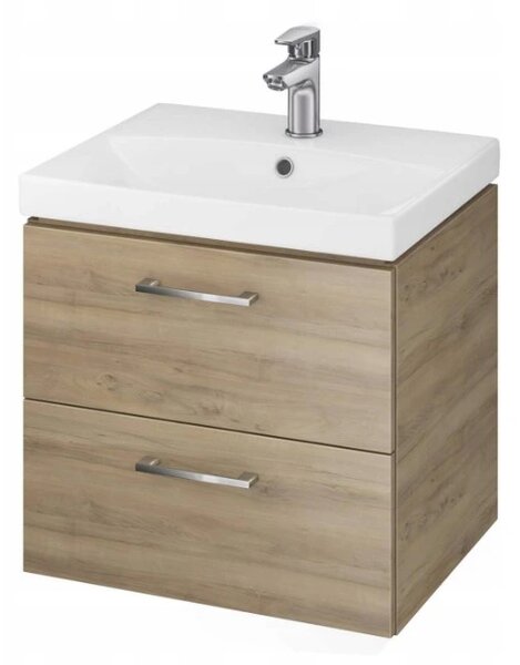 Cersanit Lara City 50, SET dulap + chiuveta, 494x397x460 mm, nuc, S801-155-DSM