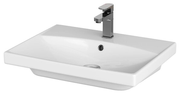 Cersanit Lara City 60, dulap SET + chiuveta, 594x447x460 mm, alb lucios, S801-142-DSM