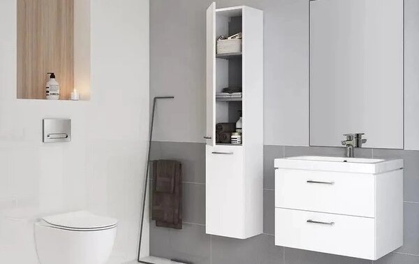 Cersanit Lara, dulap suspendat inalt 150x30 cm, alb lucios, S926-007-DSM