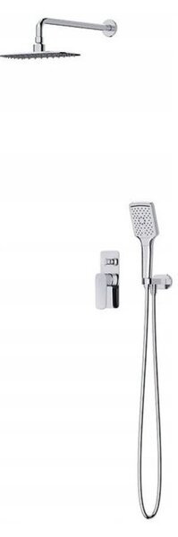 Cersanit Larga - set de dus ascuns, crom, S952-029