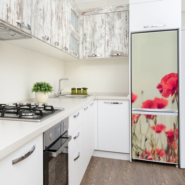 Autocolant pe frigider wildflowers maci