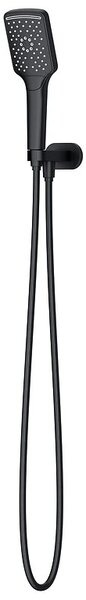 Cersanit Larga, set dus de mana cu racord coltar, negru mat, S951-513
