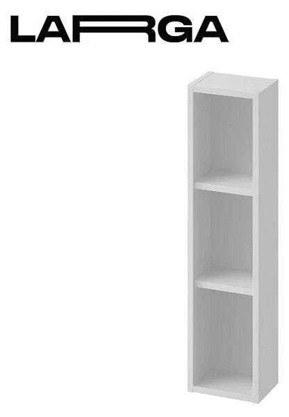Cersanit Larga, dulap inalt de perete deschis modular 80x20cm, gri, S932-096
