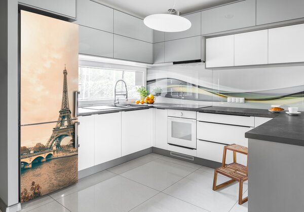 Autocolant frigider acasă turnul Eiffel