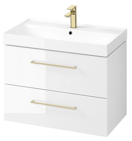 Cersanit Larga, lavoar suspendat 80cm, alb lucios, S932-073