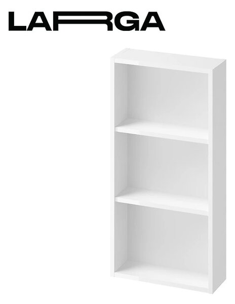 Cersanit Larga, dulap suspendat deschis 80x40x14 cm, alb, S932-084