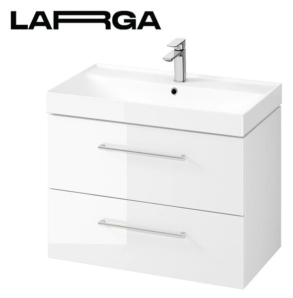 Cersanit Larga, lavoar suspendat 80cm, alb lucios, S932-073